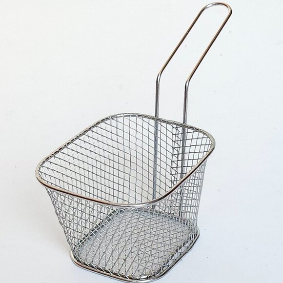 CUTE MINI French Fries Fry Baskets Deep Fry Basket Wire Fry Basket Fry Basket St - Picture 3 of 5